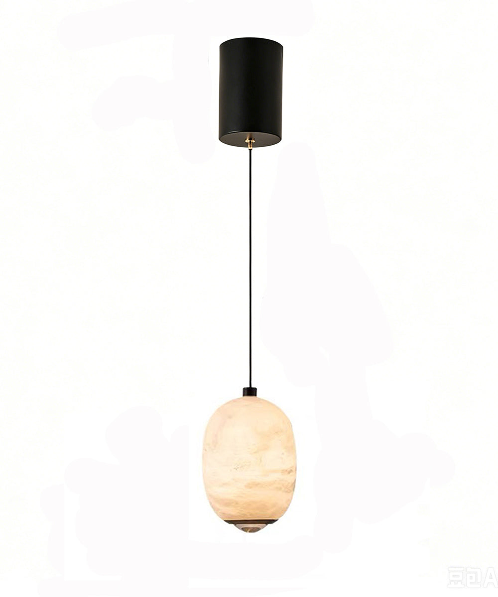 Pebble Glow Pendant Light – Organic Minimalist Ambient Lamp