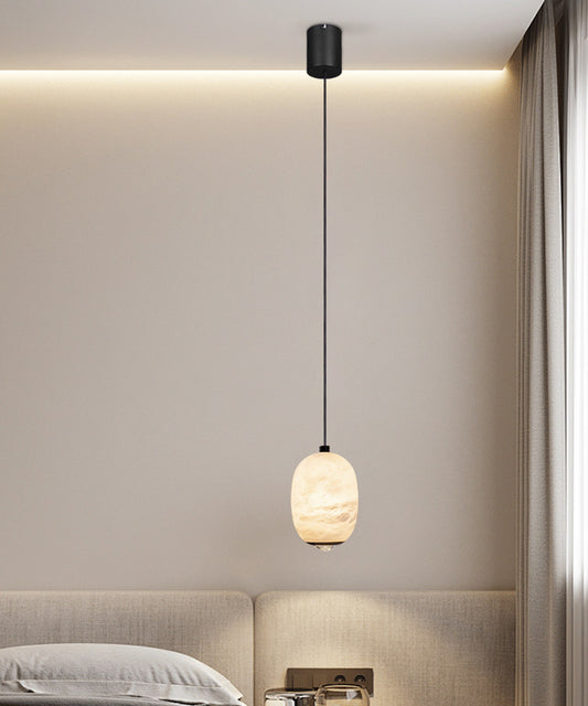 Pebble Glow Pendant Light – Organic Minimalist Ambient Lamp