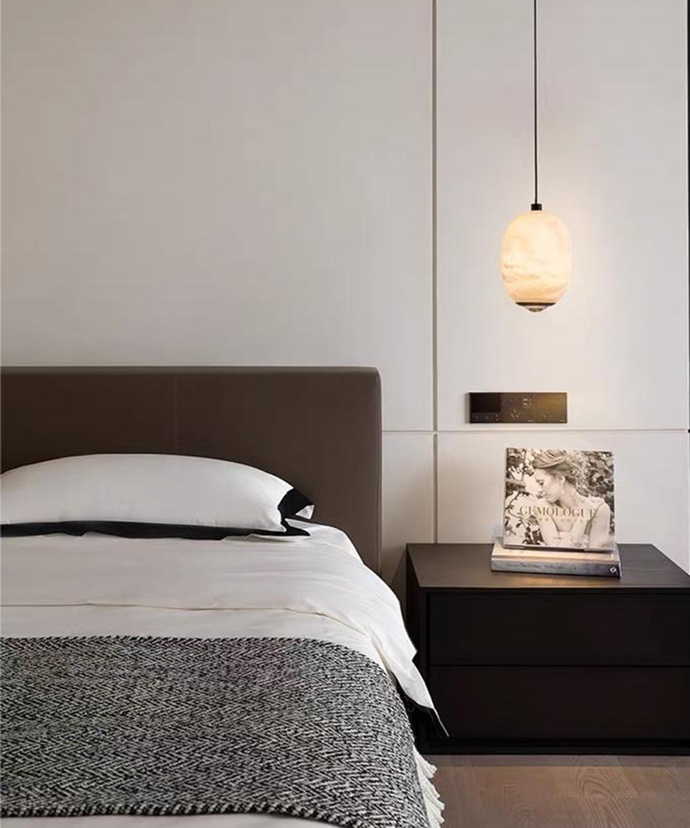 Pebble Glow Pendant Light – Organic Minimalist Ambient Lamp
