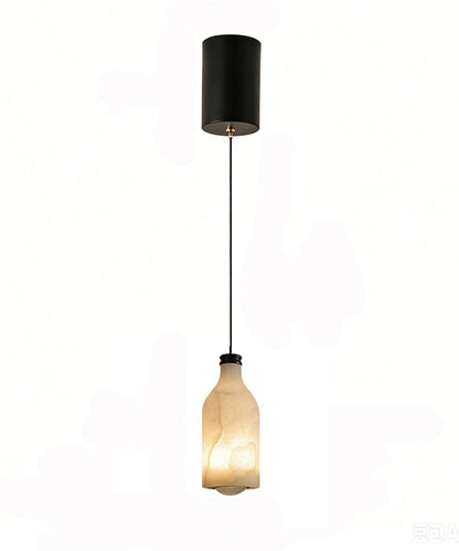 Adjustable Alabaster Marble Pendant Light – Soft Ambient Lamp
