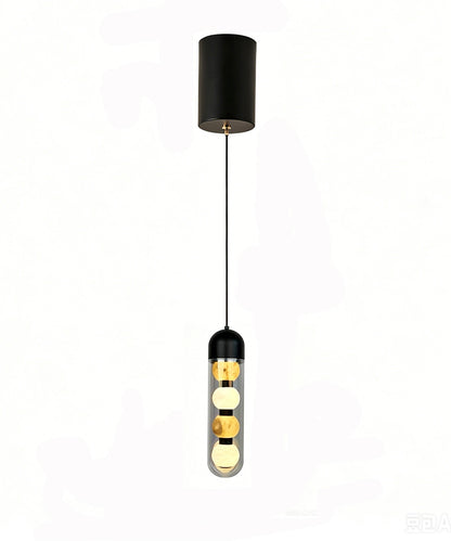 Aurora Capsule Pendant Light – Modern Sculptural Ambient Lamp